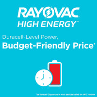 Rayovac High Energy AA Batteries (36 Pack), Double A Batteries EasyOptionXY LLC