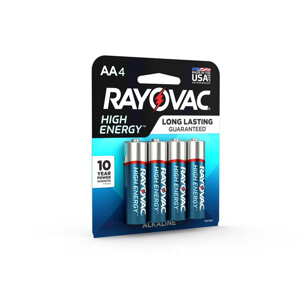 Rayovac High Energy AA Batteries (4 Pack), Double A Batteries EasyOptionXY LLC