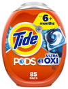 Tide PODS Laundry Detergent Packs, Ultra Oxi, 85 Count EasyOptionXY LLC