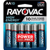 Rayovac High Energy AA Batteries (10 Pack), Double A Batteries EasyOptionXY LLC