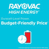 Rayovac High Energy AA Batteries (10 Pack), Double A Batteries EasyOptionXY LLC
