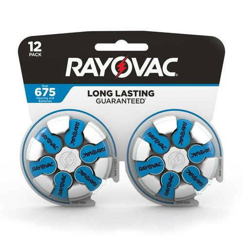 Rayovac Size 675 Hearing Aid Batteries (12 Pack), 675 Batteries EasyOptionXY LLC