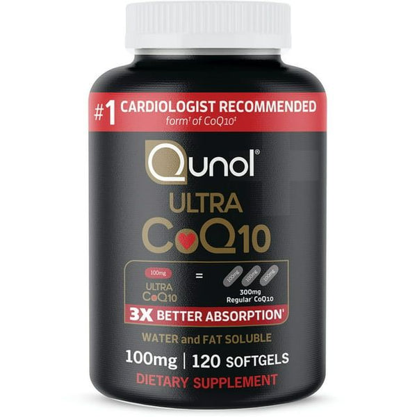 Qunol Ultra CoQ10 100 mg Softgels, 120 Ct EasyOptionXY LLC