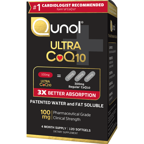 Qunol Ultra CoQ10 100 mg Softgels, 120 Ct EasyOptionXY LLC