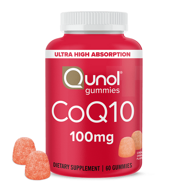 Qunol CoQ10 Gummies (60 Count) with Ultra-High Absorption, 100mg Heart Health Supplement, Vegan and Gluten Free EasyOptionXY LLC
