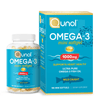 Qunol Mini Omega-3 Fish Oil Supplement (180 count) Heart Health Support with 1000mg Wild Caught Omega-3 Fatty Acids (Including EPA & DHA) EasyOptionXY LLC