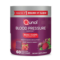 Qunol Blood Pressure Support w/CoQ10+Beets chews 60ct EasyOptionXY LLC
