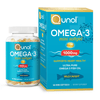 Qunol Mini Omega-3 Fish Oil (60 count) Heart Health Support With 1000mg Wild Caught Omega-3 Fatty Acids (Including EPA & DHA) EasyOptionXY LLC