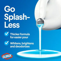 Clorox Splash-Less Liquid Bleach, Regular, 116 oz Bottle EasyOptionXY LLC