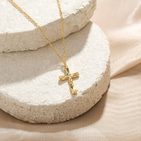 Liquid Cross Necklace vanimy