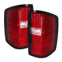 Spyder Chevy 1500 14-16 Light Bar LED Tail Lights Red Clear ALT-YD-CS14-LBLED-RC OffRoadUSA.com