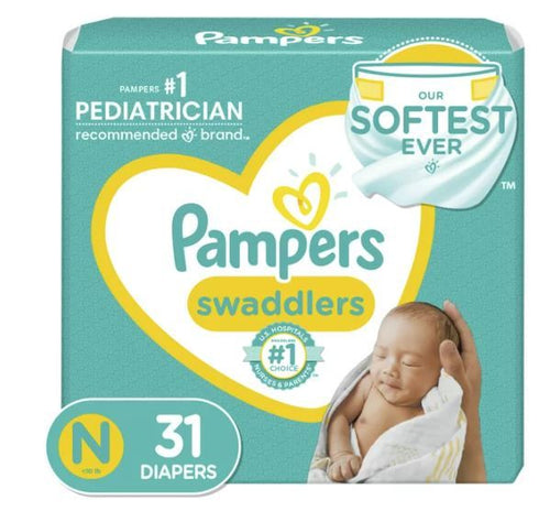 Pampers Swaddlers Diapers Size Newborn, 31 Count EasyOptionXY LLC