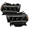 Spyder 19-22 Dodge Ram 2500/3500 (Halogen Model Only) Proj. Headlights (PRO-YD-DR19HDHALAP-SEQ-BK) OffRoadUSA.com