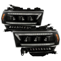Spyder 19-22 Dodge Ram 2500/3500 (Halogen Model Only) Proj. Headlights (PRO-YD-DR19HDHALAP-SEQ-BK) OffRoadUSA.com