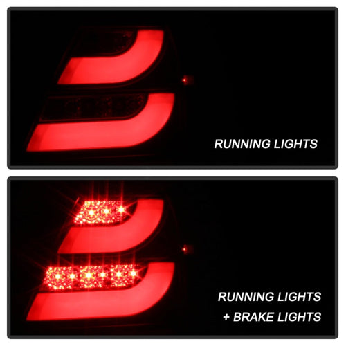 Spyder Pontiac Grand Prix 04-08 Light Bar LED Tail Light Black ALT-YD-PGP04-LED-BK OffRoadUSA.com