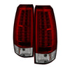 Spyder Chevy Avalanche 07-13 LED Tail Lights Red Clear ALT-YD-CAV07-LED-RC OffRoadUSA.com