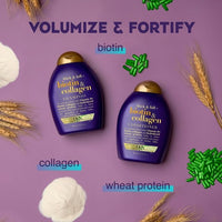 OGX Biotin & Collagen Thickening Volumizing Daily Conditioner with Vitamin B7 & Hydrolyzed Wheat Protein, 13 fl oz EasyOptionXY LLC