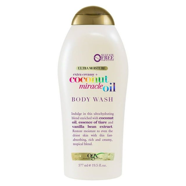 OGX Ultra Moisture Body Wash Extra Creamy + Coconut Miracle Oil, 19.5 fl oz EasyOptionXY LLC