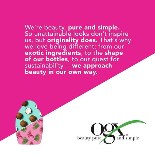 OGX Nourishing + Coconut Milk Moisturizing Shampoo for Strong & Healthy Hair, with Coconut Milk, Coconut Oil & Egg White Protein, Paraben-Free, Sulfate-Free Surfactants, 13 fl.oz EasyOptionXY LLC