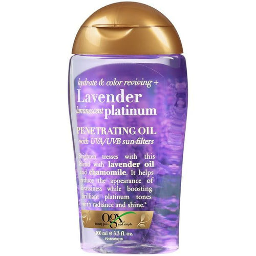 OGX Hydrate & Enhance Lavender Platinum Penetrating Oil, 3.3 Oz EasyOptionXY LLC