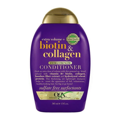 OGX Thick & Full + Biotin & Collagen Extra Strength Volumizing Daily Conditioner with Vitamin B7, 13 fl oz EasyOptionXY LLC