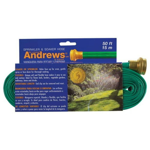 Andrews 1 in. Dia. x 50 ft. L Green Vinyl Gentle Soaker EasyOptionXY LLC