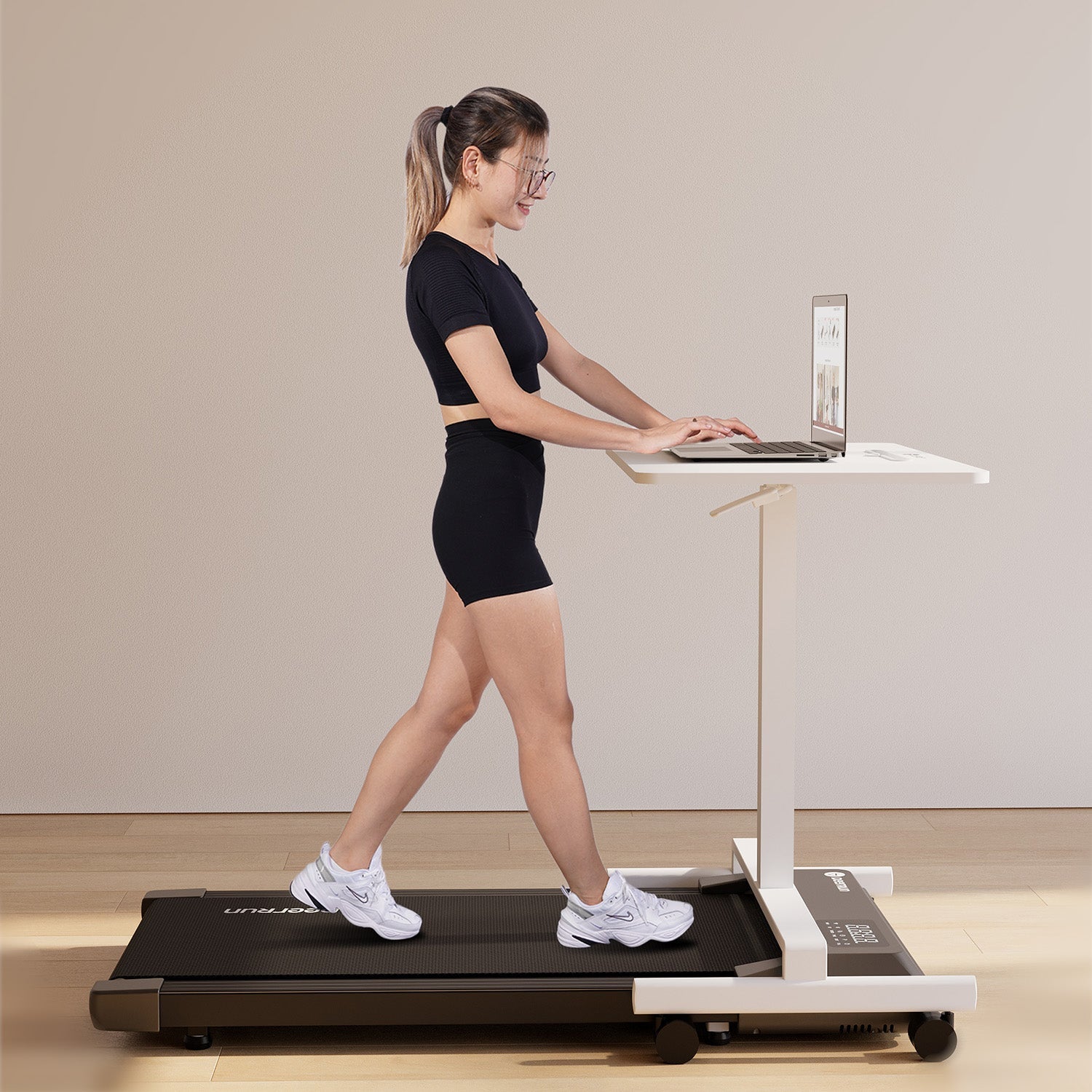 DeerRun® DeerRun Q1 Urban Mini Under-Desk Treadmill with Remote Control