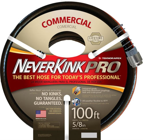 Teknor Apex NeverKink Pro Commercial Duty 8844 5/8" x 100' Water Hose EasyOptionXY LLC