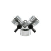 Camco Camper/RV Fresh Water Hose Wye Valve | Compatible with Standard Garden Hose | Metal, Silver (20114) EasyOptionXY LLC