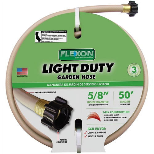 Expert Gardener 50' Light-Duty Garden Hose EasyOptionXY LLC