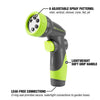 Flexzilla 6-Pattern Adjustable Garden Hose Nozzle EasyOptionXY LLC