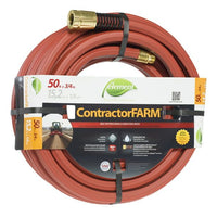 Swan Element Contractor Farm Hose, 3/4 In. X 50 Ft. Brick EasyOptionXY LLC