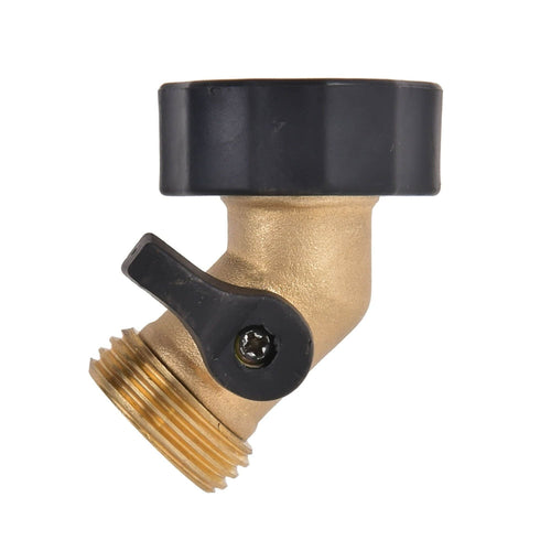 Expert Gardener Brass Material Heavy-Duty Angle Garden Hose Connector Height 2.22in. EasyOptionXY LLC