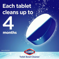 Clorox Bleach and Blue Toilet Tablets, Rain Clean, 4 Count EasyOptionXY LLC