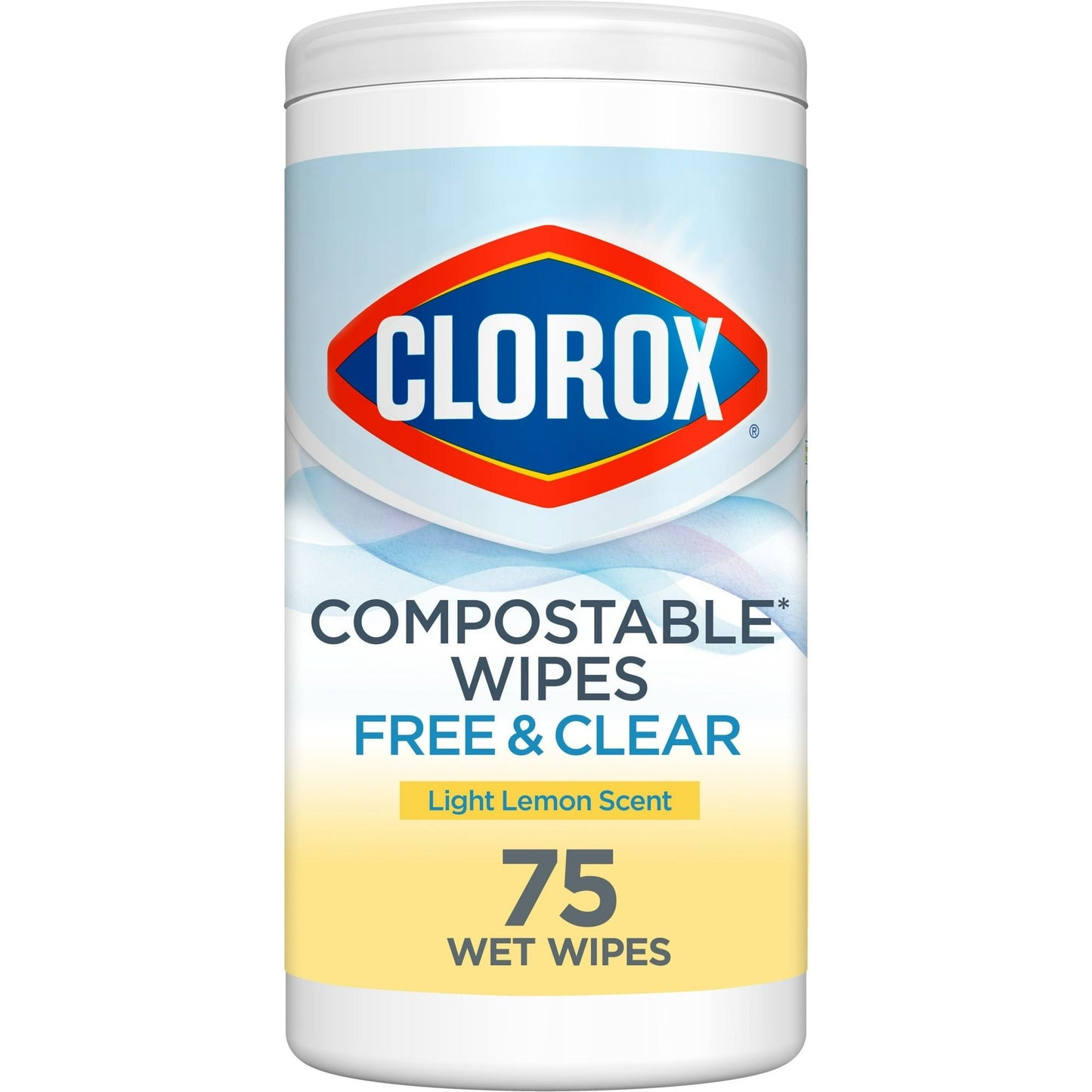Clorox Compostable Cleaning Wipes, All Purpose Wipes, Simply Lemon, 75 Count EasyOptionXY LLC