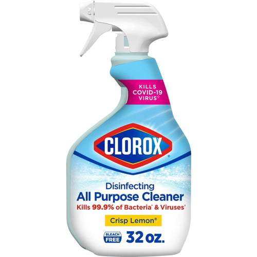 Clorox Disinfecting All Purpose Cleaner Bleach Free, Crisp Lemon, 32 fl oz EasyOptionXY LLC