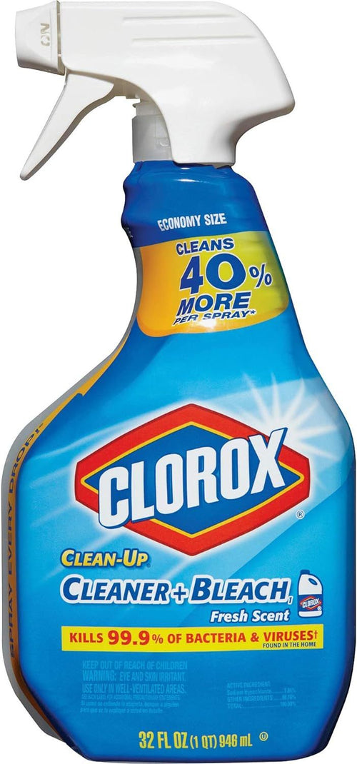 Clorox Clean-Up All Purpose Cleaner with Bleach, Spray Bottle, Rain Clean, 32 oz EasyOptionXY LLC