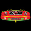 WOW Sports Bingo 1-3 Person Towable Water Tube For Pool and Lake (14-1070) Jupiter Gear