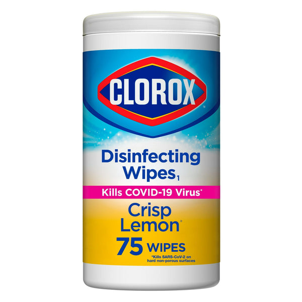 Clorox Bleach-Free Disinfecting and Cleaning Wipes, Crisp Lemon, 75 Count EasyOptionXY LLC