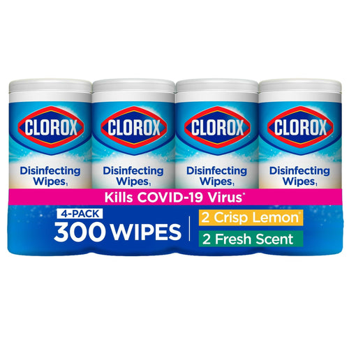 Clorox Bleach-Free Disinfecting and Cleaning Wipes, 300 Count, 4 Pack EasyOptionXY LLC