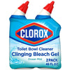 Clorox Toilet Bowl Cleaner Clinging Bleach Gel, Ocean Mist, 24 fl oz, 2 Pack EasyOptionXY LLC