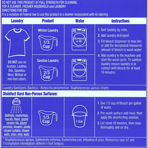 Great Value Bleach, 81 fl oz EasyOptionXY LLC