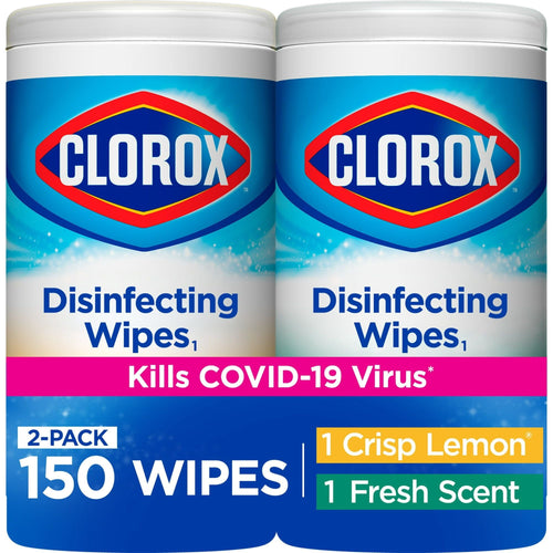 Clorox Disinfecting Wipes Value Pack, Bleach Free Cleaning Wipes, 75 Count Each, Pack of 2 EasyOptionXY LLC