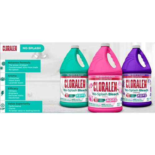 CLORALEN Max Concentrated Bleach Gel, 32 fl oz. No-Splash Concentrated Gel, No-Mess Cleaning EasyOptionXY LLC