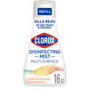 Clorox Disinfectant Mist Refill, Multi-Surface Spray, Lemongrass Mandarin16 oz EasyOptionXY LLC