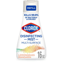 Clorox Disinfectant Mist Refill, Multi-Surface Spray, Lemongrass Mandarin16 oz EasyOptionXY LLC