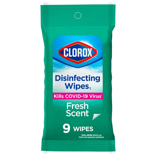 Clorox Disinfecting Wipes On The Go Bleach Free Travel Wipes Fresh Scent 9 Count EasyOptionXY LLC