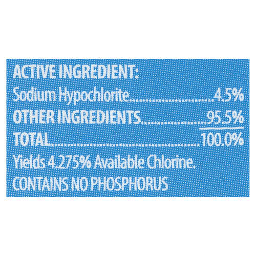 Great Value Low-Splash Bleach, 43 fl oz EasyOptionXY LLC