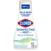 Clorox Disinfectant Mist Refill, Multi-Surface Spray, Eucalyptus Peppermint, 16 oz EasyOptionXY LLC