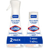 Clorox Disinfectant Mist, 1 Spray and 1 Refill, Lemongrass Mandarin, 16 fl oz, 2 Pack EasyOptionXY LLC